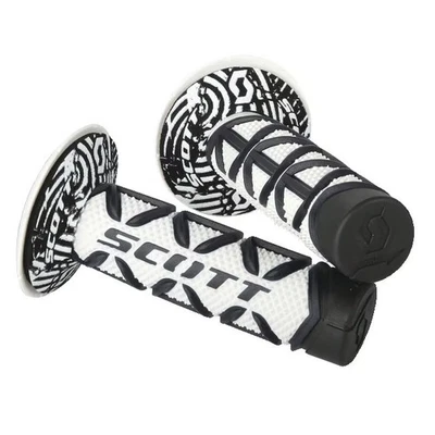 Empuñaduras Scott USA Diamond MX - negro/blanco motocicleta bicicleta de calle moto de cross 557604 Foto 1 de 3