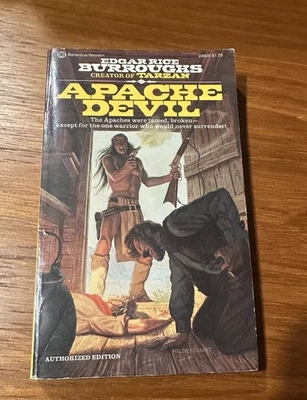 APACHE DEVIL Edgar Rice Burroughs Sci-Fi Fantasy Western Vintage Hildebrandt  Foto 1 de 4