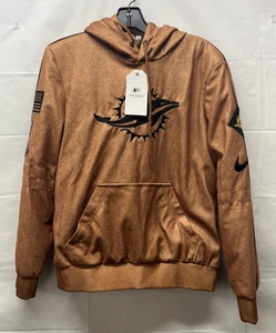 Nike Miami Dolphins Salute to Service Hoodie 2023 Men's Small Copper Sideline - Picture 1 of 9