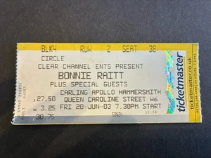 Bonnie Raitt Ticket 2003 - Picture 1 of 1