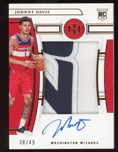 Johnny Davis 2022-23 National Treasures Auto Rookie Patch #136 Serial #d 38/49 - Picture 1 of 2