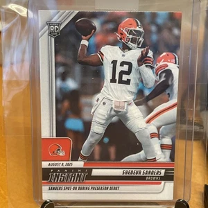 2025 Panini Instant Shedeur Sanders RC Cleveland Browns Bookend 1/2205 B3 - Foto 1 di 2