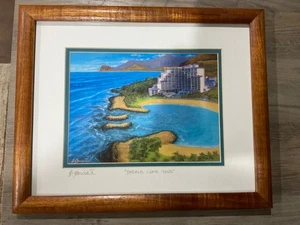 Edgardo Garcia ll Hawaiian Artist Pencil Signed Print Framed “Dreams Come True” - Picture 1 of 7