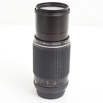 ASAHI SMC PENTAX-M  80-200mm f/4.5  ZOOM LENS -PK MOUNT -PARTS OR REPAIR #18 - Image 1 of 4