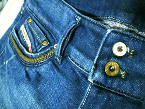 *HOT Women's ITALY DIESEL @ RONHAR 71Y BOOTCUT STRETCH Jeans 28 x30 (Fit 27x31) - Foto 1 di 12