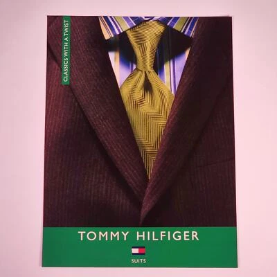 Tommy Hilfiger Trajes "Clásicos con un giro" Anuncio Impreso Vintage 2004 Maxim 8.5x11 Foto 1 de 4