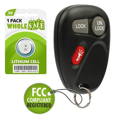 Replacement For 2000 2001 Chevrolet Tahoe Car Key Fob - Image 1 of 4