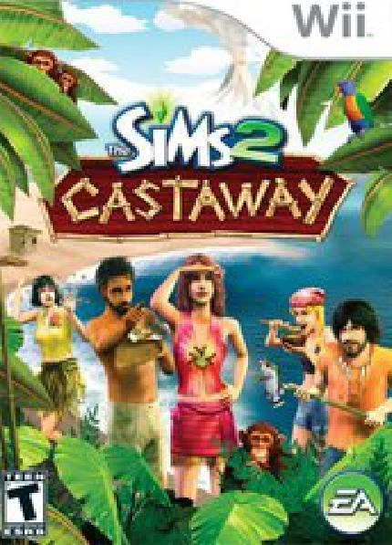 The Sims 2: Castaway Wii Game, Case (No Manual) - Image 1 of 1