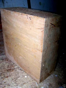 THICK LARGE CHERRY BOWL BLANK TURNING BLOCK LUMBER WOOD 10" X 10" X 5" - Picture 1 of 1