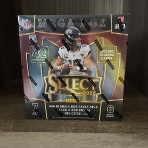 2022 Panini Select NFL MEGA BOX Exclusive Black & Red Die Cuts