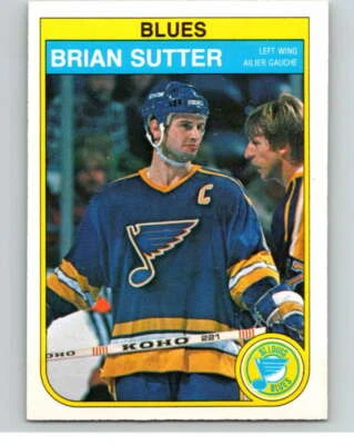1982-83 O-Pee-Chee #311 Brian Sutter  St. Louis Blues V59271 - Image 1 of 2