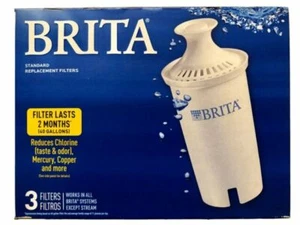 Brita Pitcher Advanced Water Filter Replacement Refills 40 Gallon Each #OB03 - Picture 1 of 5