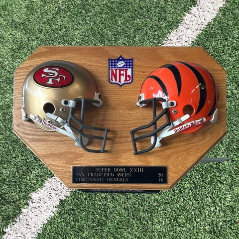 49ers - Super Bowl XXIII Sharco Corporation Vintage Wood Plaque Cover