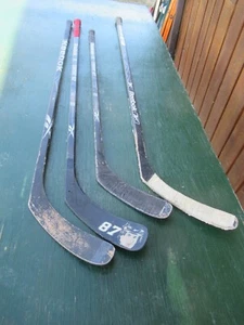 Set of 4 Vintage Wooden Hockey Stick Sticks REEBOK - Picture 1 of 6