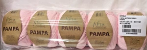 Fibra Natura Pampa Yarn 5 Pack “Color 23-03 Light Pink” - Picture 1 of 2