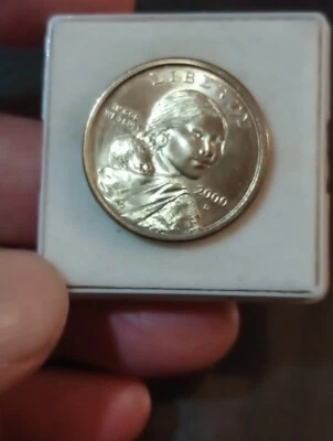 2000 P. AND D. MINT SACAGAWEA GOLD TONE DOLLARS - Image 1 of 4