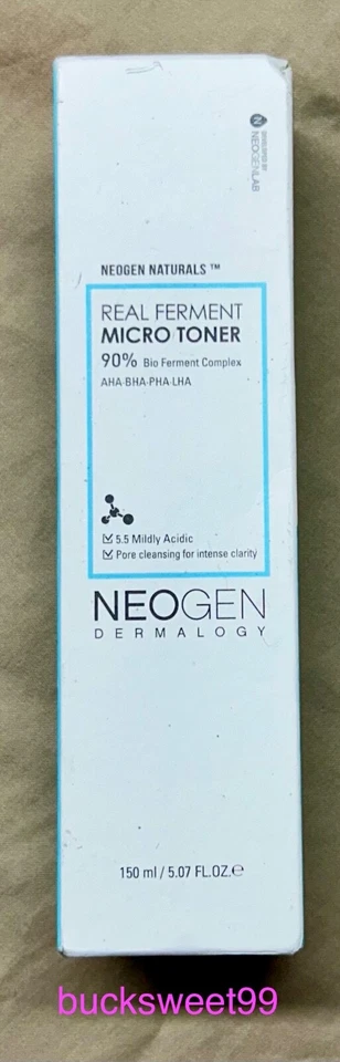 Micro tóner Neogen Dermalogy Real Ferment - 5,07 oz - CADUCIDAD 20/10/25 - SELLADO Foto 1 de 4
