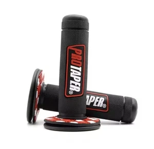Pro Taper Grips Red Universal Moto Bike Pit Bike Surron - Picture 1 of 4