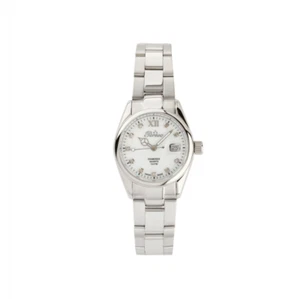 Orologio donna Perseo 6685D indici con Diamanti data 30 mm meccanica Svizzera - Picture 1 of 2