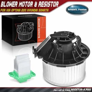 Front HVAC Heater Blower Motor & Resistor Kit for Hyundai Sonata 2011-2014 Kia - Picture 1 of 9