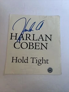 Harlan Coben  signed CUT hologram - Picture 1 of 2