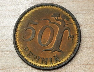 1966 Finland 50 Pennia - Picture 1 of 2