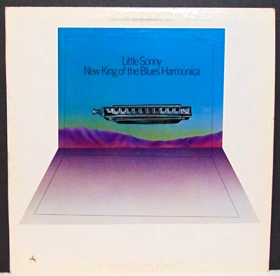 Little Sonny - New King Of The Blues Harmonica 1969 Enterprise R&B/Soul/Funk LP Foto 1 de 4