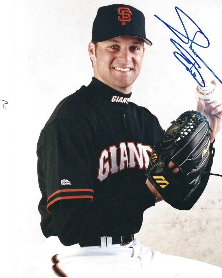 Foto assinada 8x10 de Shawn Estes San Francisco Giants - Imagem 1 de 1