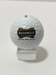 Pelota de golf Bushmills Irish Whiskey Logo Licor Titleist 1 velocidad usada - Imagen 1 de 3