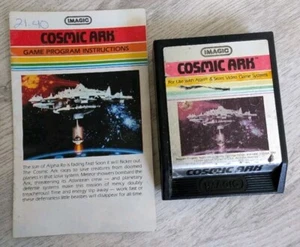 Cosmic Ark With Manual Atari 2600 Vintage Cart Tested and Working - Picture 1 of 1