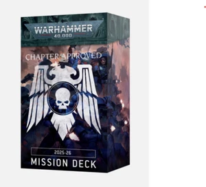 Warhammer 40k - Chapter Approved 2025-26 Mission Deck - Cards - NEW In Box - Foto 1 di 1