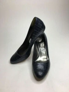 Women’s Via Spiga Blue Leather Heels •Size 9 1/2 *EUC - Picture 1 of 12