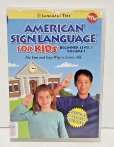American Sign Language ASL For Kids Beginner Level 1 Vol 1 DVD Ex Library Copy - Picture 1 of 5