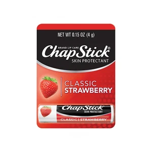 Classic Strawberry Lip Balm Tube, Lip Care and Lip Moisturizer - 0.15 Oz - Picture 1 of 12