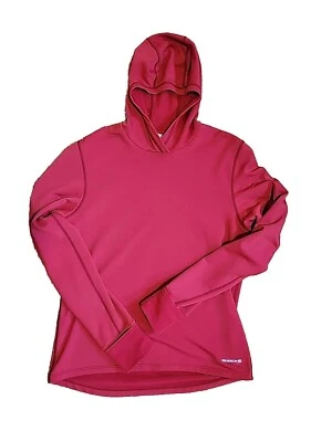 Sudadera para mujer Sugoi grande roja con capucha suéter con calentadores de manos Foto 1 de 4