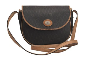 Auténtico Bolso Cruzado de Hombro Christian Dior Nido de Abeja PVC Cuero Negro 7593M - Imagen 1 de 10