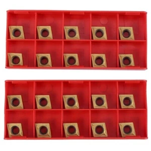20PCS Carbide Insert CCMT09T304 CCMT32.51 CK735 Metal Turning Tool Tools CCMT09 - Picture 1 of 14