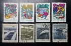 Full Set USED P R China 1957 A2 Airpost & 1958 S18 Children's Day Stamps CV$19