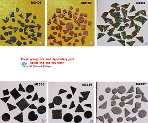 DO-DAD OR FILLER TILES - HANDMADE, CERAMIC MOSAIC TILES  ( Pick you Group ) #3 - Picture 1 of 7