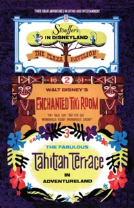 Disneyland Tahitian Terrace Enchanted Tiki Room Retro Disney Attraction Poster - Picture 1 of 4