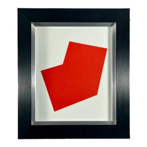 KEL - 0540Ellsworth Kelly Original Lithograph Red Form First Edition Framed 2012 - Picture 1 of 9