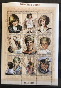 Princess Diana - Chad - stamps - MNH** Alb.9 - Picture 1 of 1