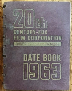 20th Century Fox Film Date Book 1963 Harlem Theatre Forrest City, AR - Picture 1 of 5