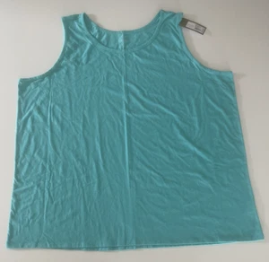 Goodfellow Tanktop 4XL Baumwolle/Poly Türkis - Bild 1 von 4