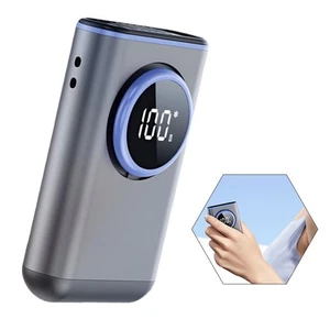 AI Portable Waist Fan Rechargeable with LED Display 100 Speeds for Outdoor Use - Zdjęcie 1 z 3