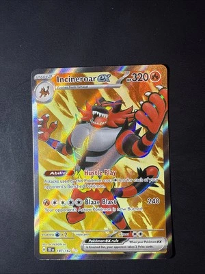 Incineroar ex 187/162 Sv05: Temporal Forces Holo - Image 1 of 2