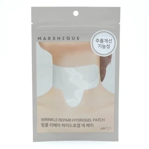 Marshique Wrinkle Repair Hydrogel Neck Patch 6g x 4pcs Anti Wrinkle K-Beauty - Picture 1 of 5
