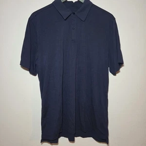 Quince Extra Fine Australian Merino Wool Polo Shirt Navy Blau Herren XL - Bild 1 von 9