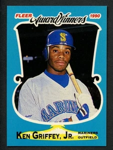 1990 Fleer Award Winners Card #16 Ken Griffey Jr. - Seattle Mariners - Picture 1 of 2