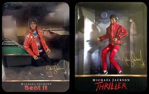 MICHAEL JACKSON 2010 PLAYMATES TOYS - BEAT IT und THRILLER Puppen in OVP - Bild 1 von 18